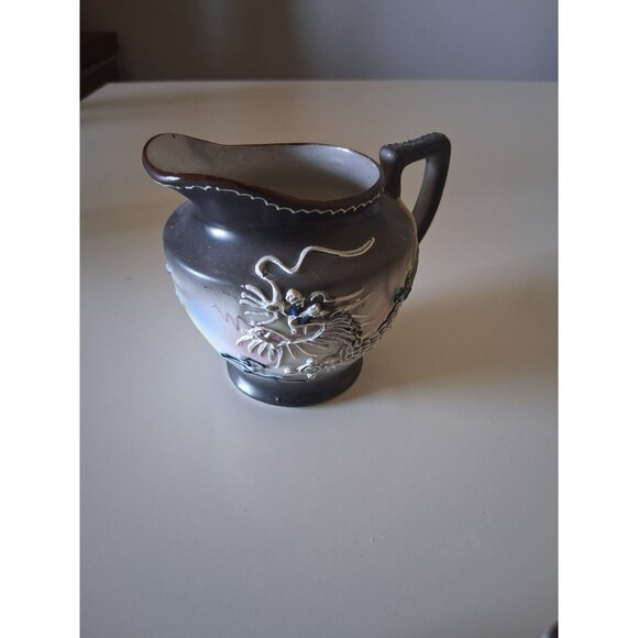 Vintage Japanese Dragon Tea Set Sugar Bowl Creamer 3 Cups  Hand-Painted Moriage - Picture 12 of 16